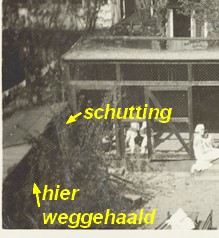 Achterkant schuur